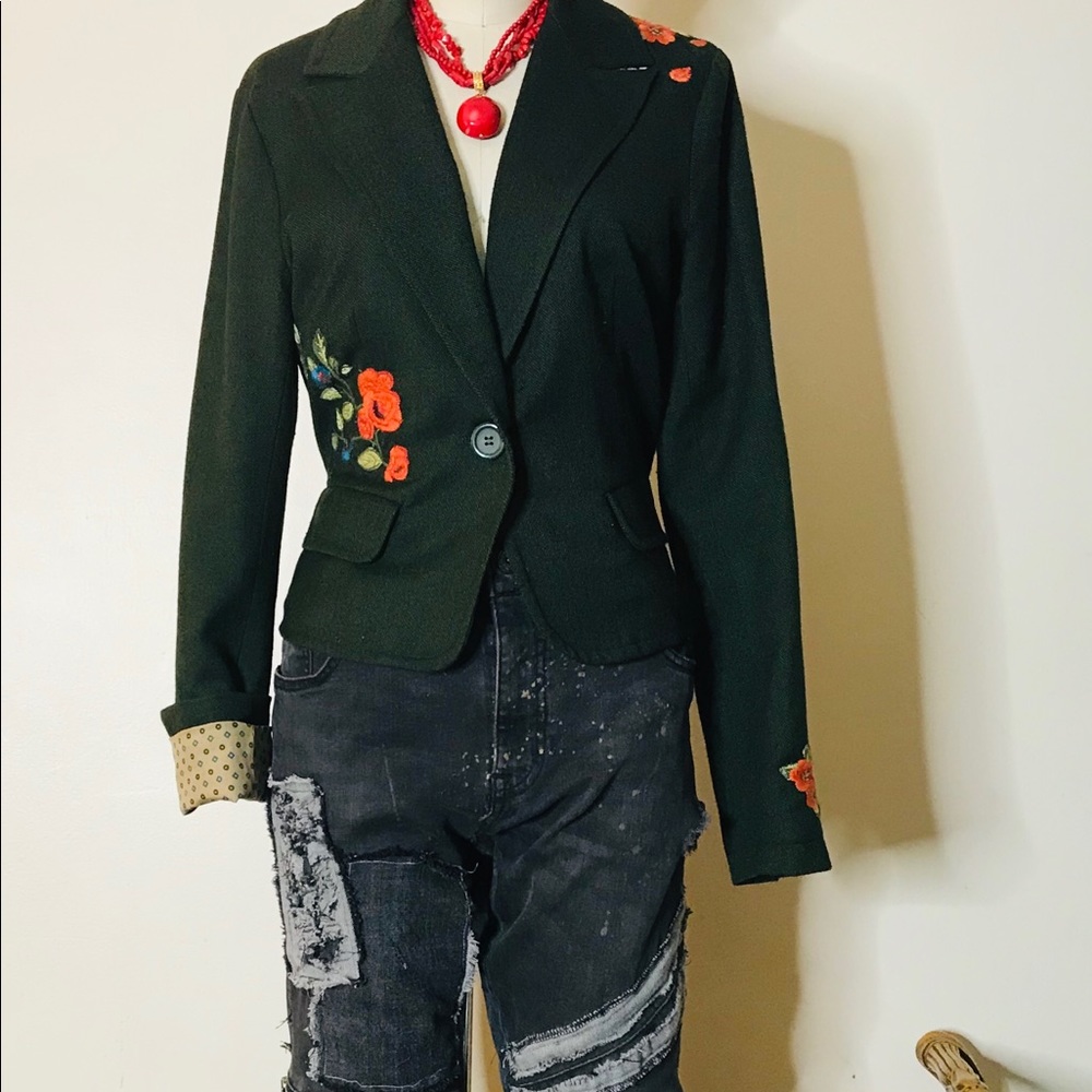 Vintage Wool Blazer by: “Mix It “